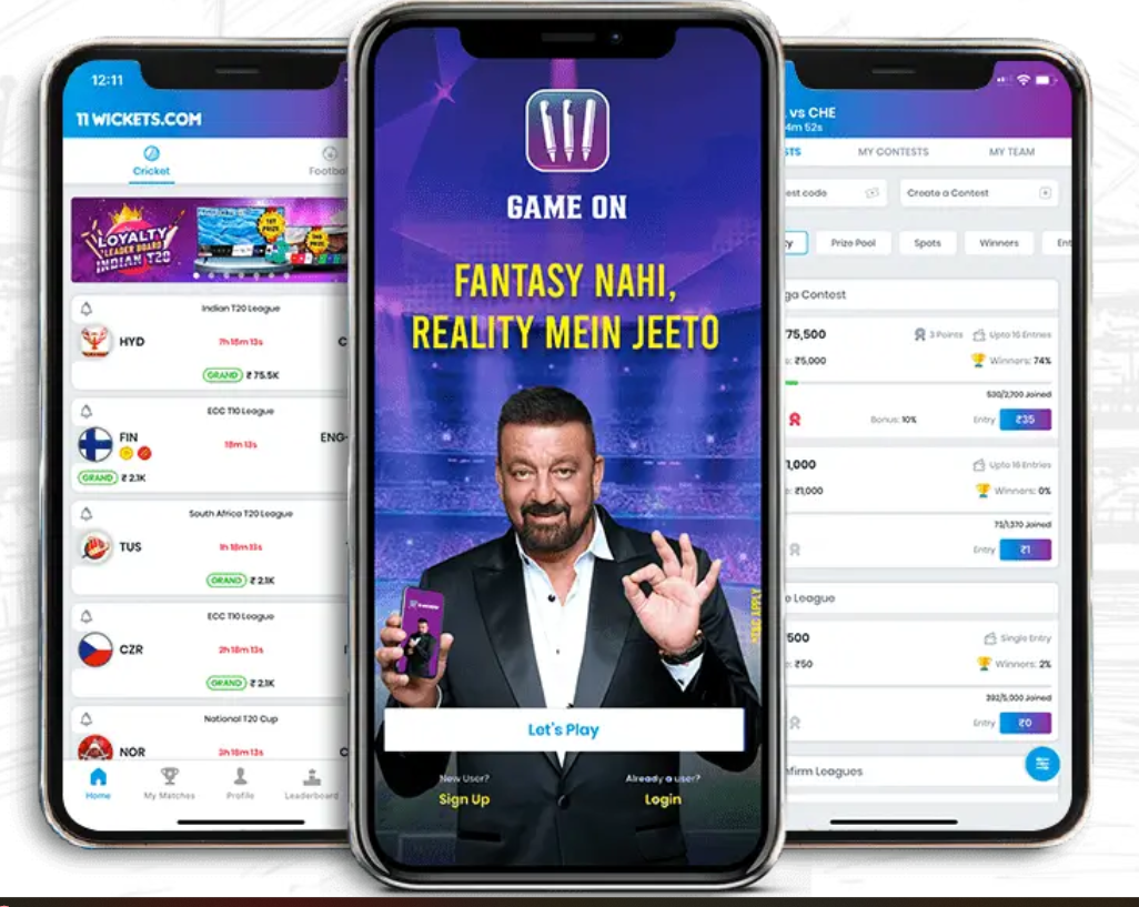 11Wickets fantasy app preview